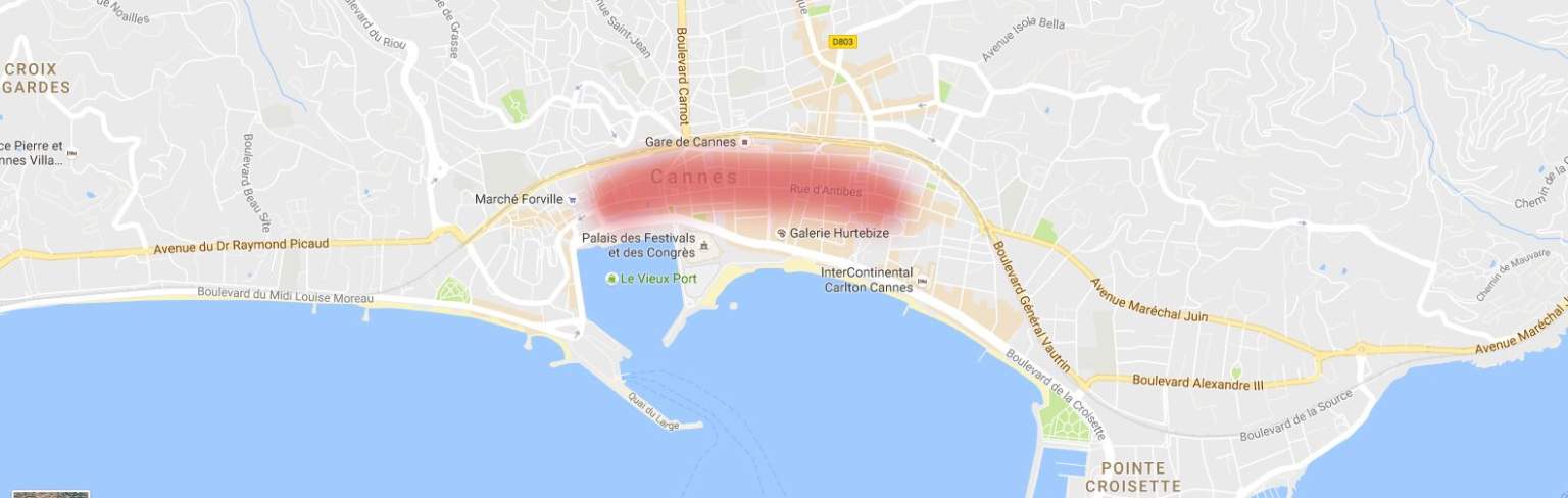 Rue d'Antibes location